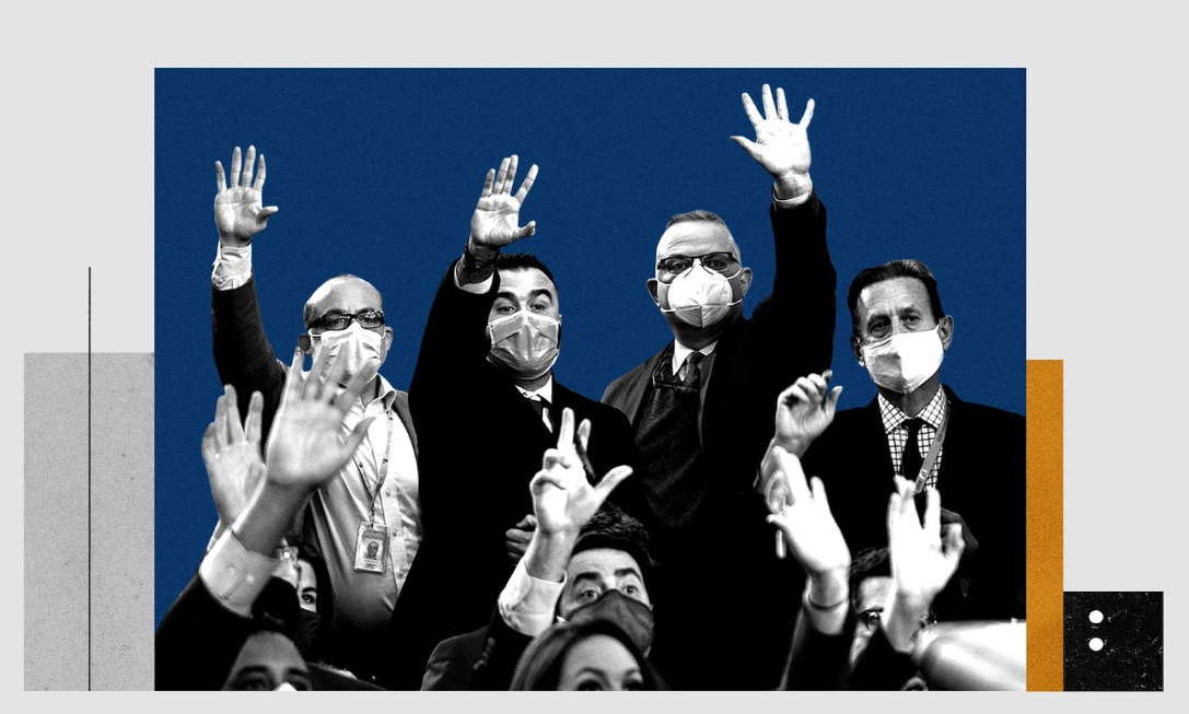 Репортери на брифінгу 7 грудня 2021 року з радником з національної безпеки Джейком Салліваном про відеодзвінок Байдена з Путіним